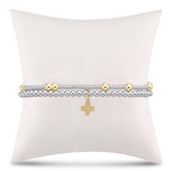 Enewton full of hope stack - mixed metal - signature cross charm BSFOHMXMSCG