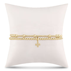 Enewton Full of Hope Gold Stack - Signature Cross Gold Charm BSFOHGSCG