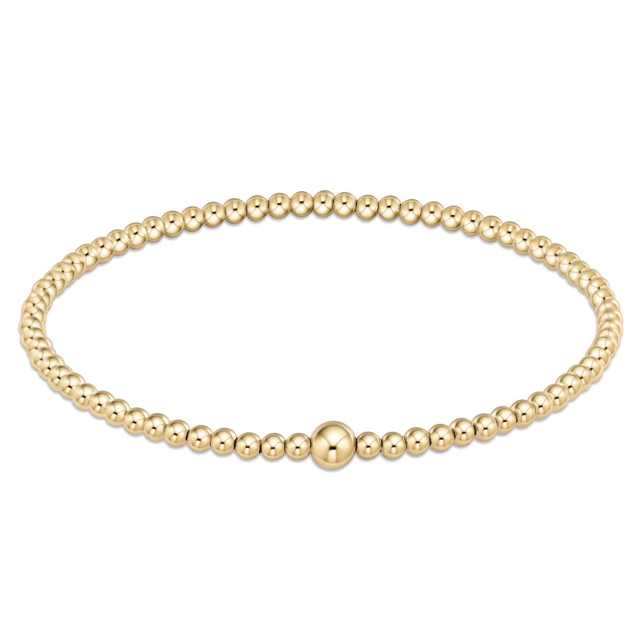 Enewton Classic Gold 3mm Bead Bangle BBANCLG3