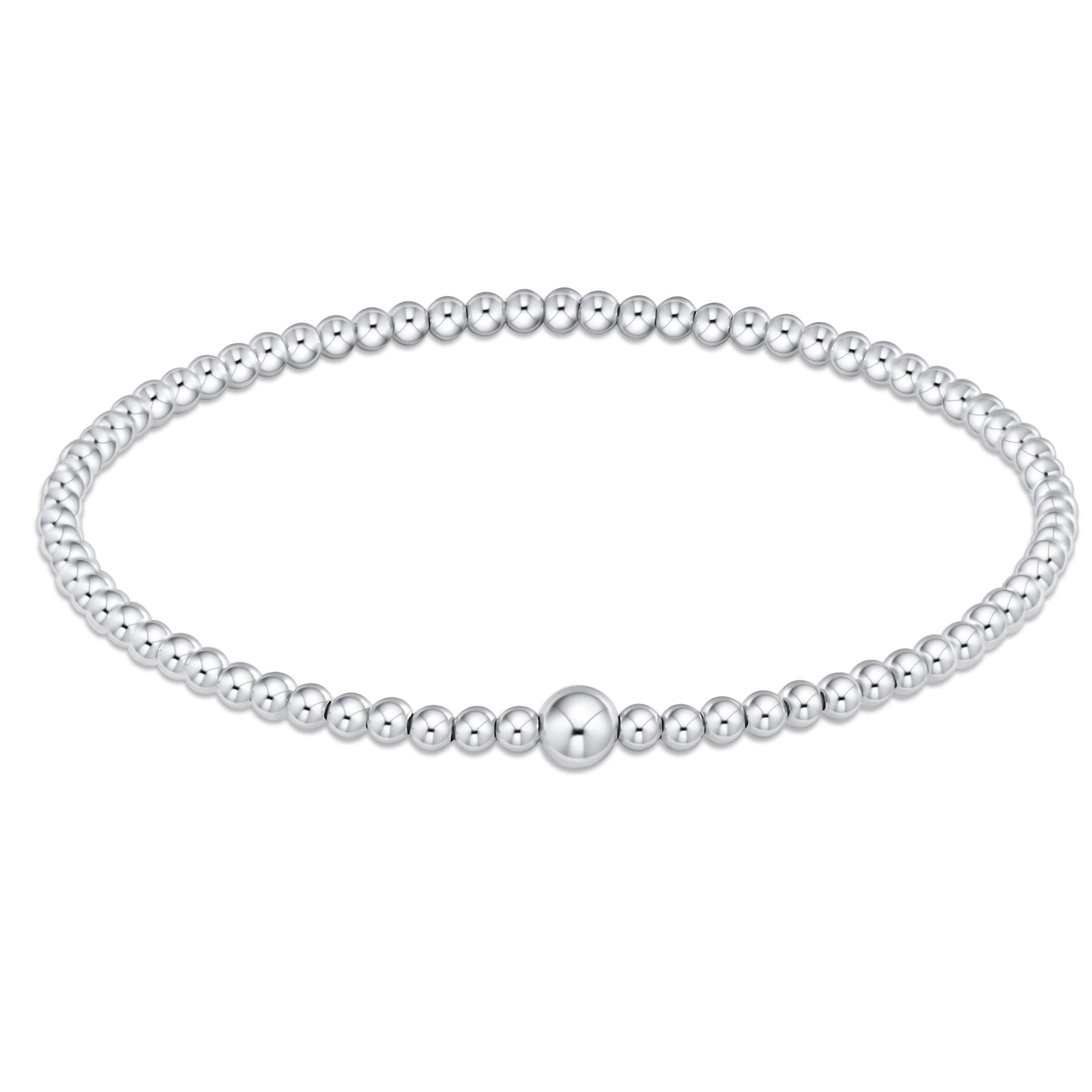 Enewton Classic Sterling 3mm Bead Bangle BBANCLSS3