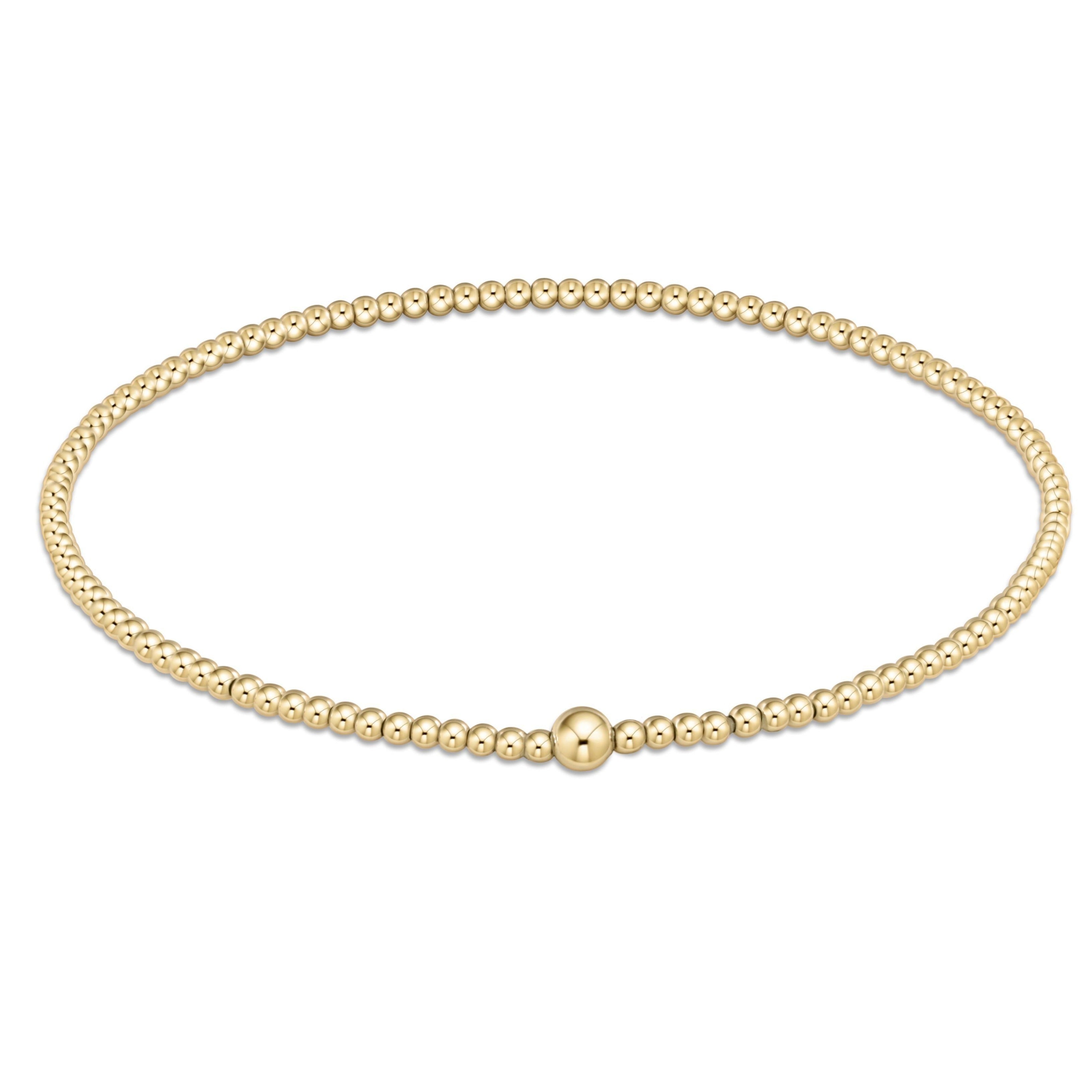 Enewton Classic Gold 2mm Bead Bangle BBANCLG2