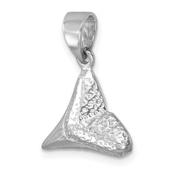Sterling Silver Rhodium-plated Polished Shark Tooth Pendant LP-014
