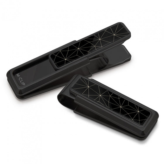 MClip Shattered Engraving Blackout Steel BK-BSS-SHTD