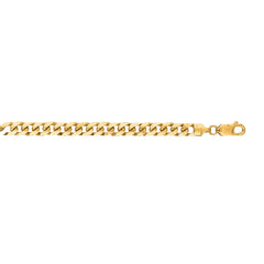 Yellow Gold Polished Miami Cuban Necklace
