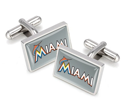 MClip Miami Marlins Cufflinks MIA-SS-CLS-CLUR