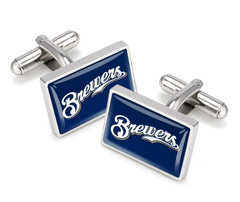 MClip Milwaukee Brewers Cufflinks MIL-SS-CLS-CLUR