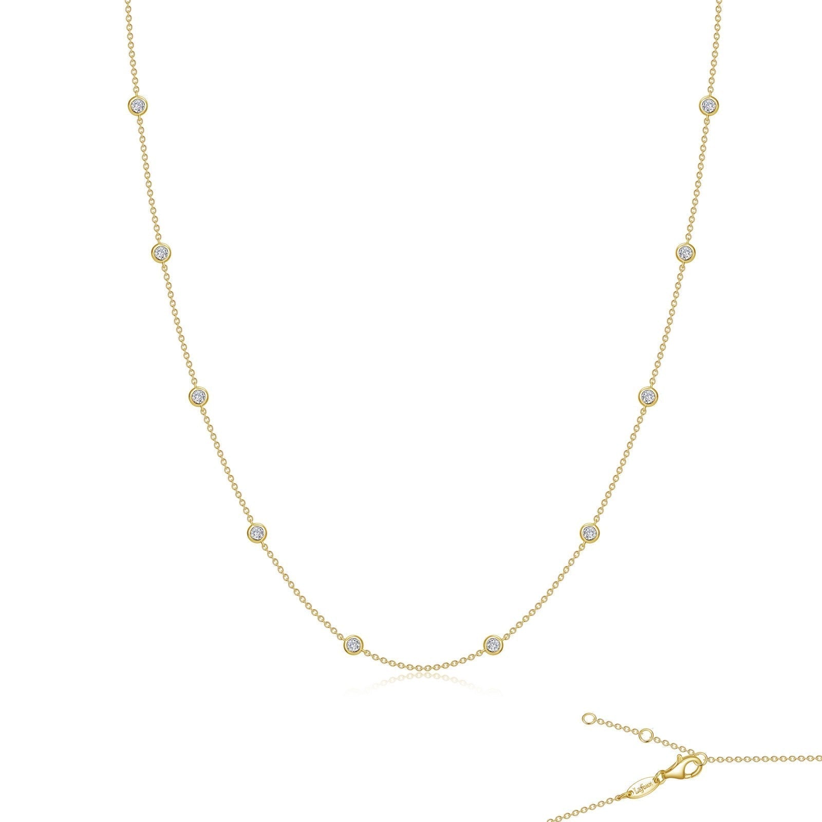 LAFONN Classic Station Necklace N0008CLG18