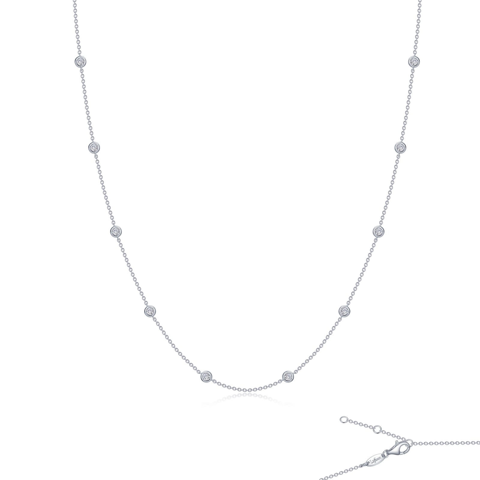 LAFONN Classic Station Necklace N0008CLG18