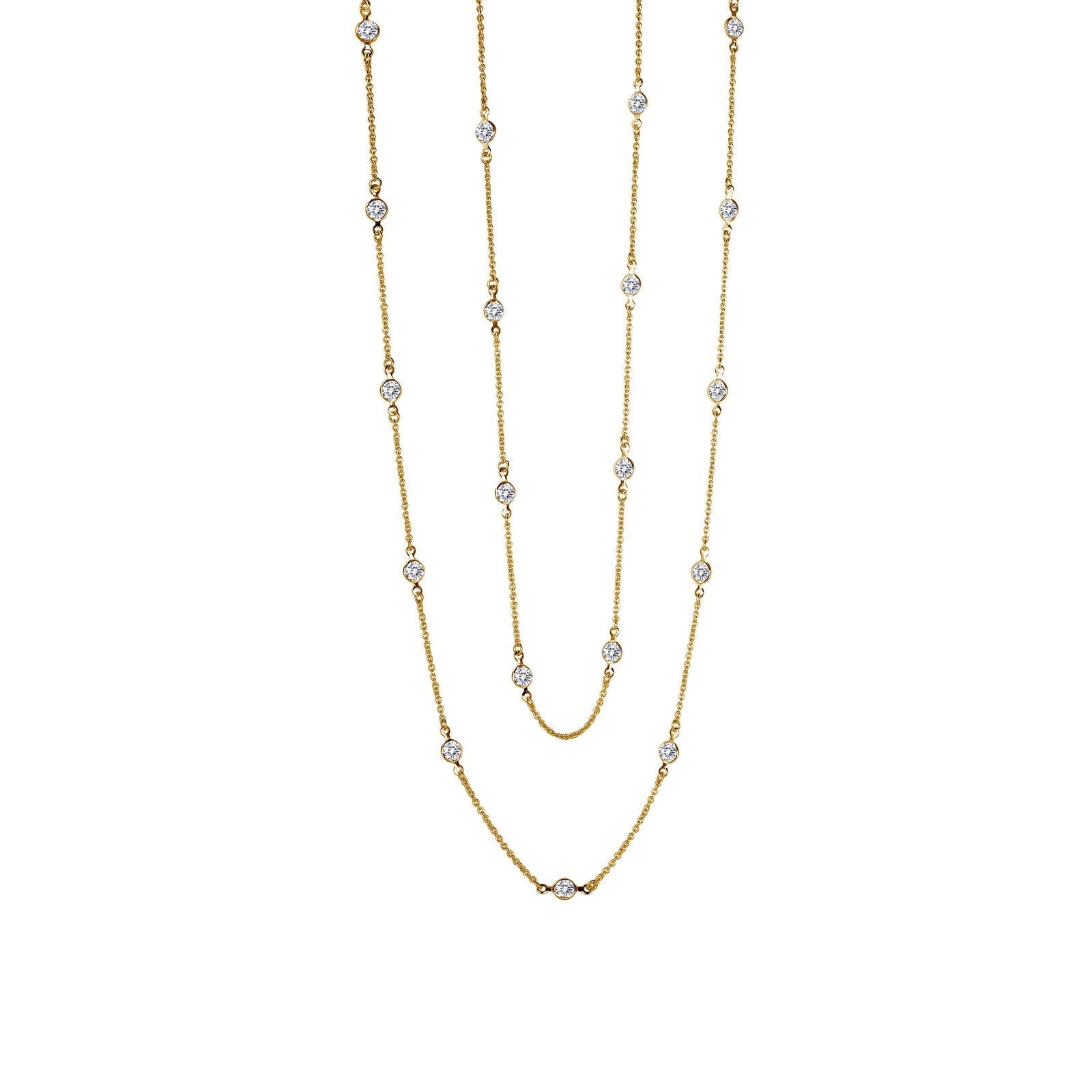 LAFONN Classic Station Necklace N0016CLP36