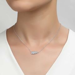 LAFONN 0.33 CTW Angel Wing Necklace N0018CLP18