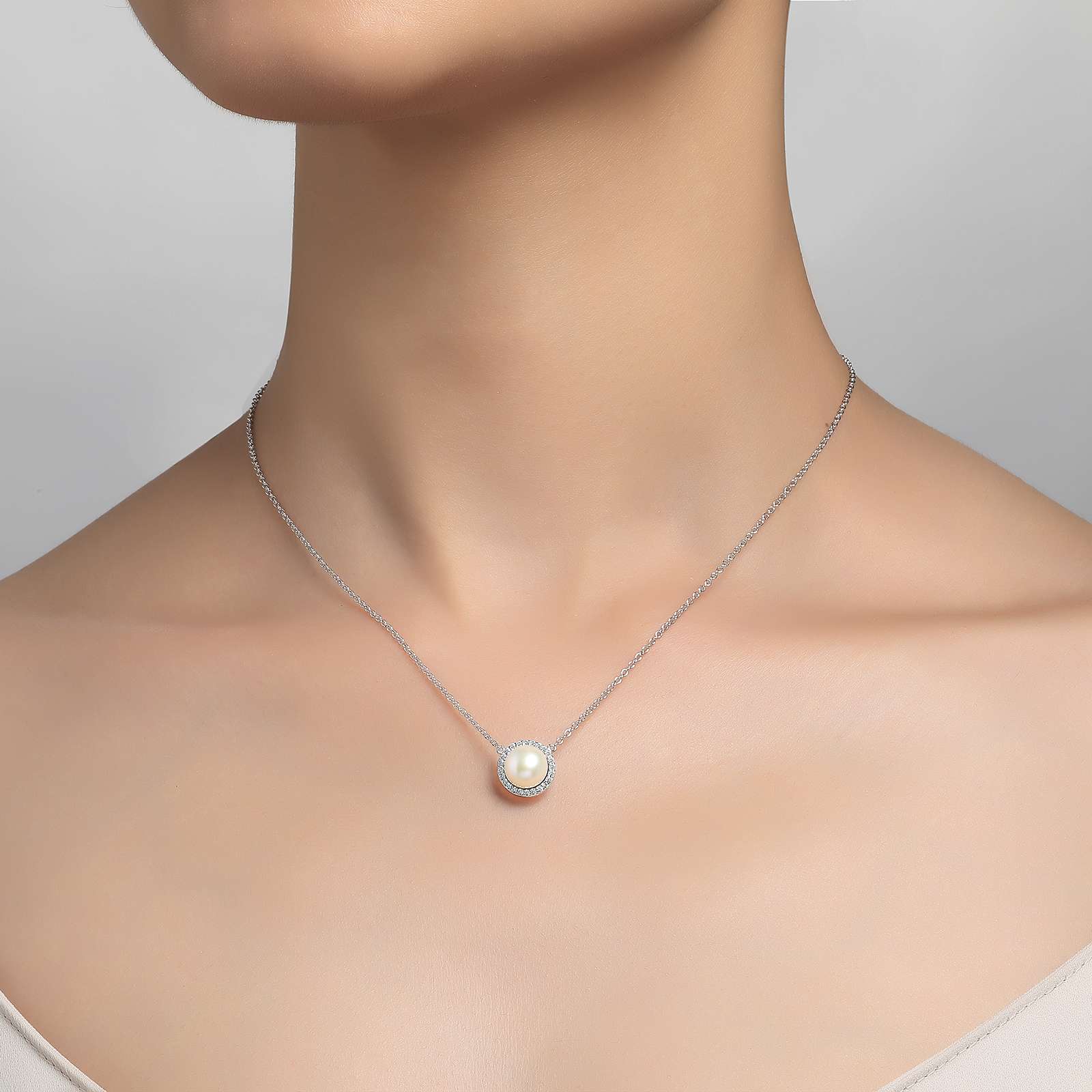 LAFONN Cultured Freshwater Pearl Necklace N0029CLP18