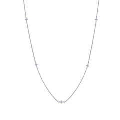 LAFONN Sideways Cross Necklace N0034CLP18