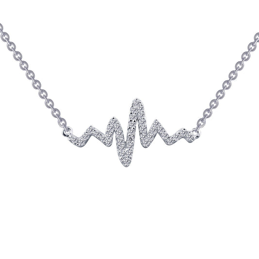 LAFONN 0.39 CTW Heartbeat Necklace N0060CLP18