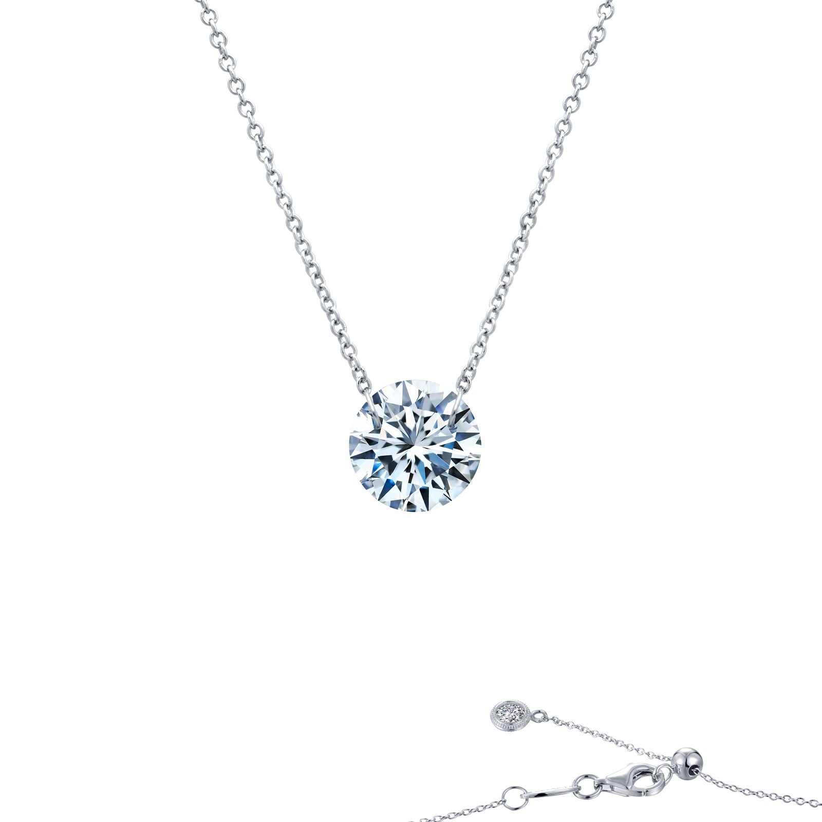 LAFONN Frameless Solitaire Necklace N0070CLG18