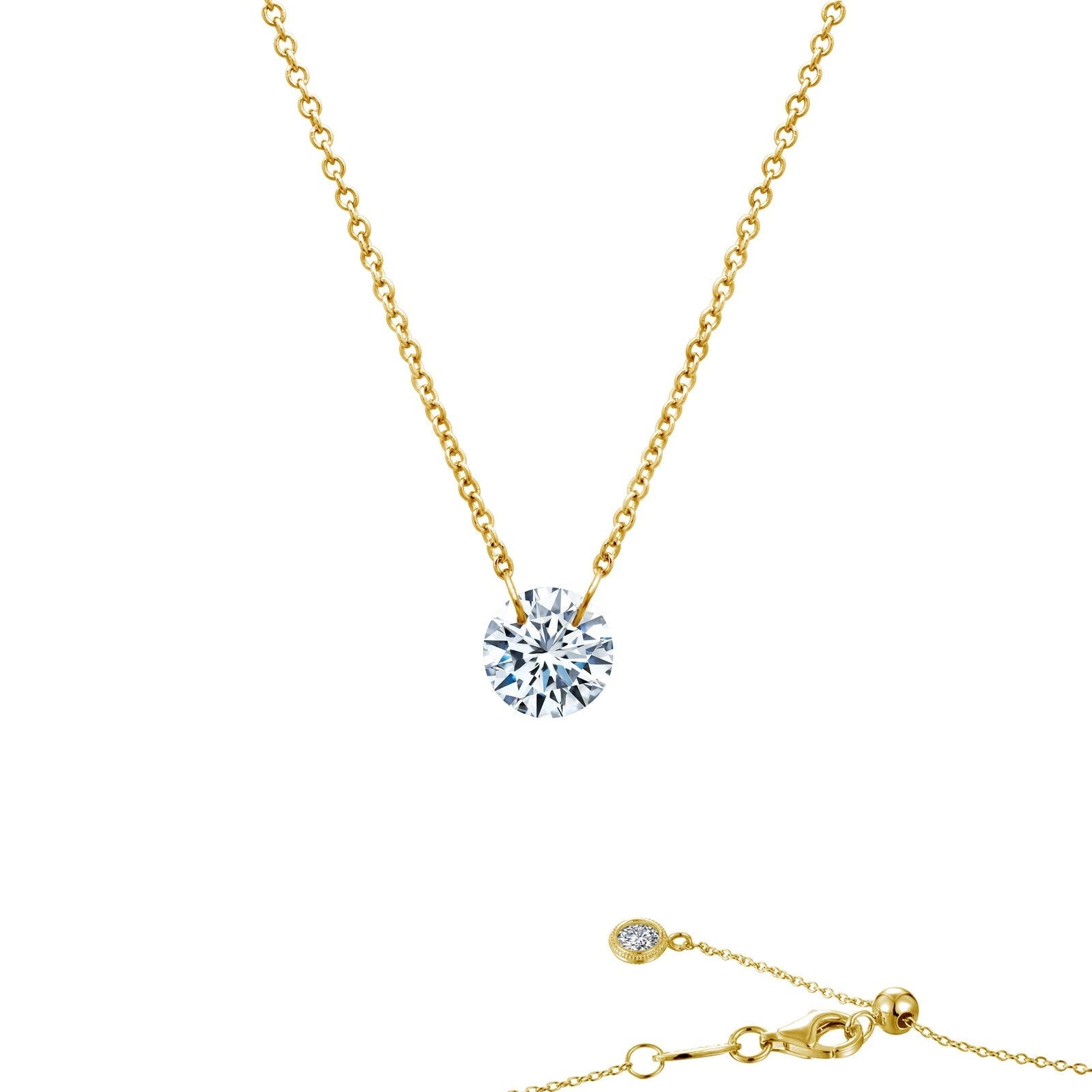 LAFONN Frameless Solitaire Necklace N0090CLP18