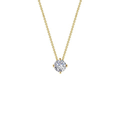 LAFONN 0.65 CTW Solitaire Necklace N0152CLP20