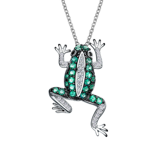 LAFONN Whimsical Frog Necklace N0157CET22