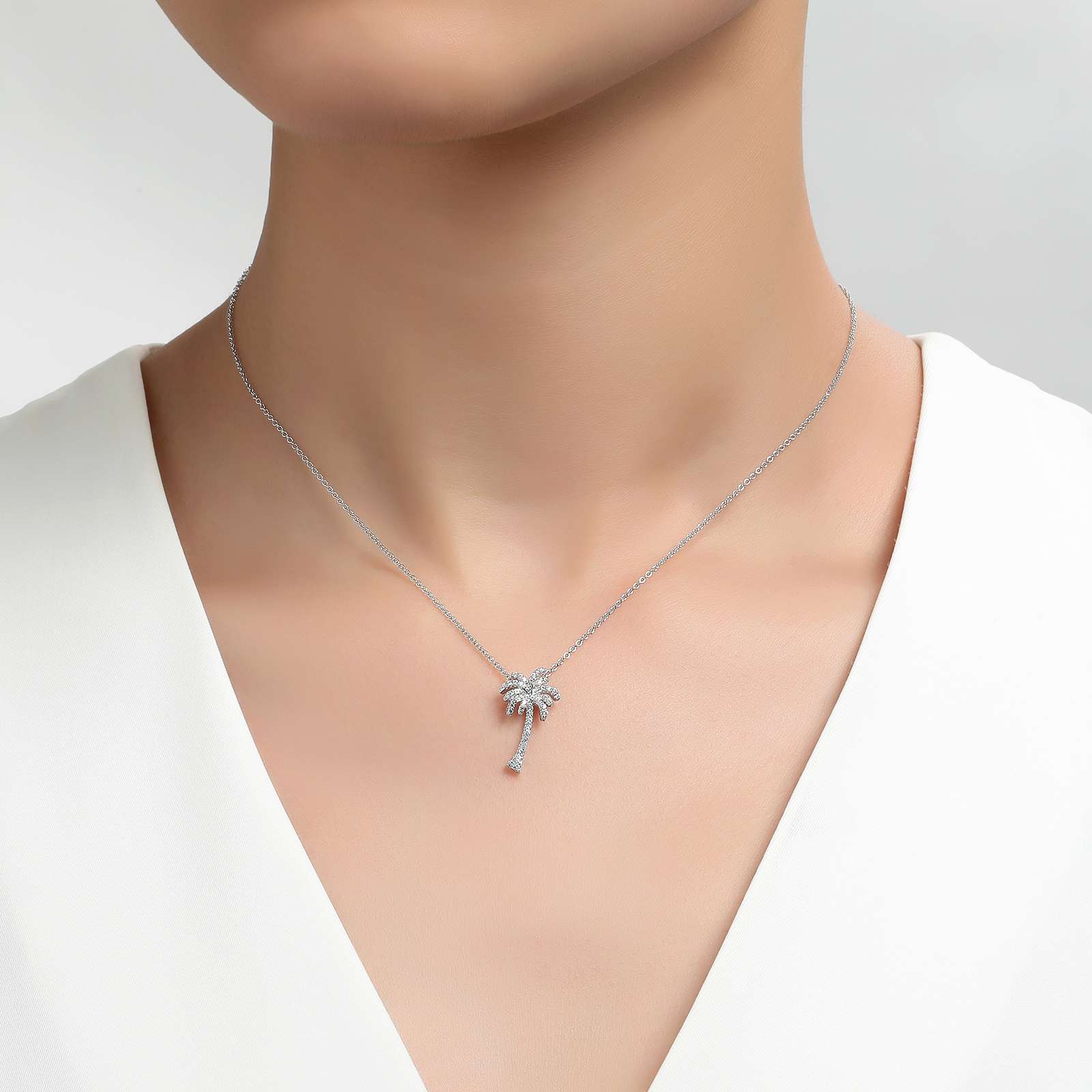 LAFONN Tropical Palm Tree Necklace N0160CLP20