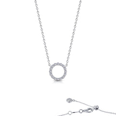 LAFONN 0.41 CTW Open Circle Necklace N0186CLP20