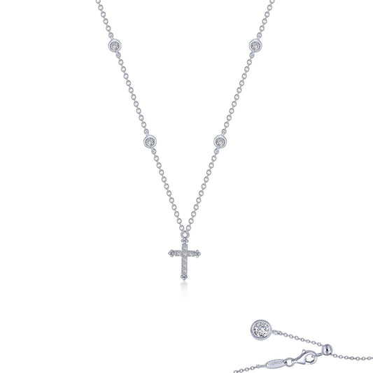 LAFONN 0.41 CTW Cross Necklace N0222CLP20