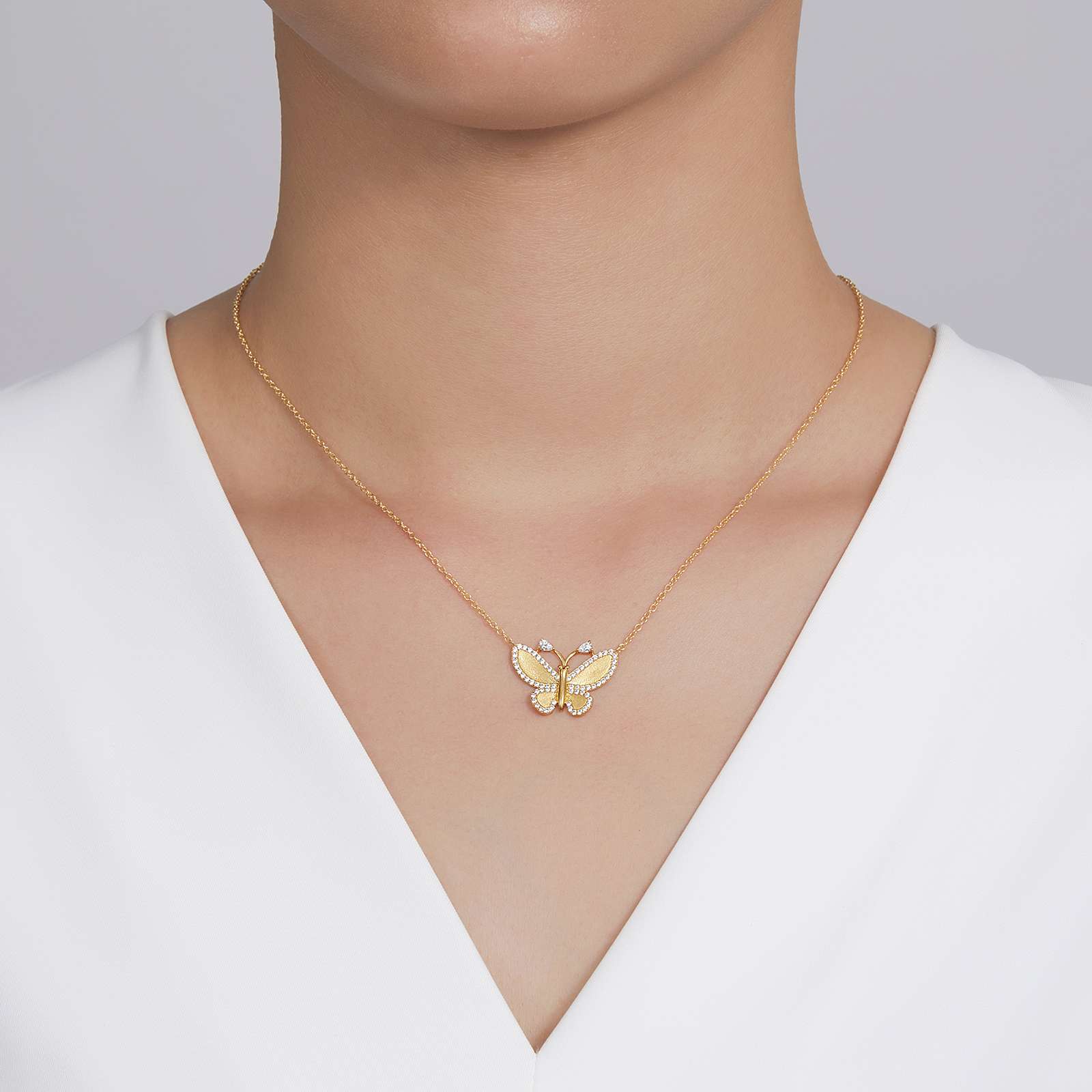 LAFONN Butterfly Necklace N0236CLG20
