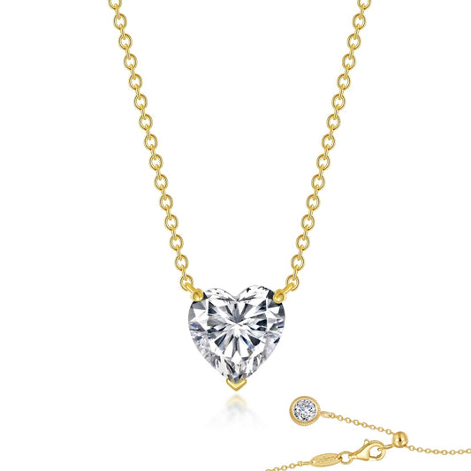 LAFONN Heart Solitaire Necklace N0245CLG20