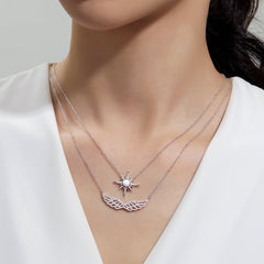 LAFONN Angel Wings Necklace N0252CLP20