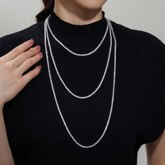 LAFONN Tennis Necklace N0254CLG15