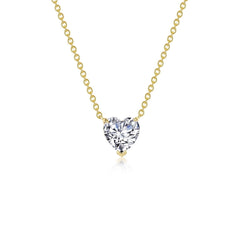 LAFONN Heart Solitaire Necklace N0277CLP20