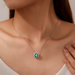 LAFONN 3.35 CTW Halo Necklace SYN024SP20