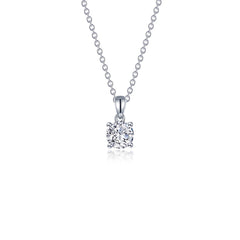 LAFONN 0.65 CTW 4-Prong Solitaire Necklace N0303CLP20