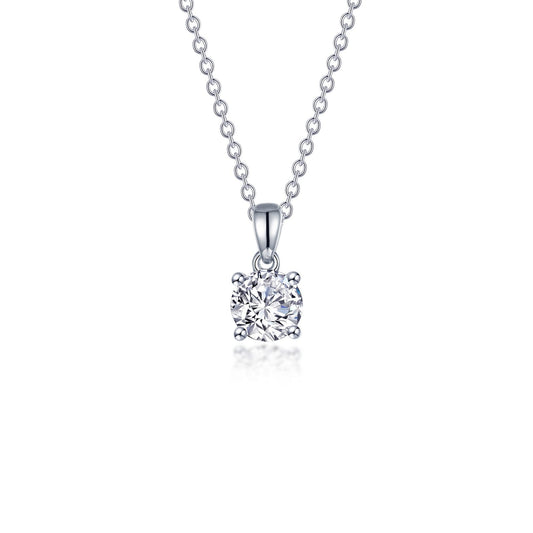 LAFONN 1 CTW 4-Prong Solitaire Necklace N0305CLP20