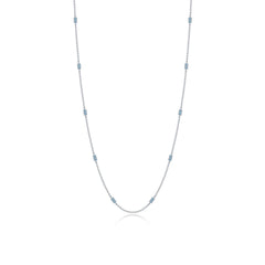 LAFONN 0.6 CTW Adjustable Station Necklace N0321CLG18