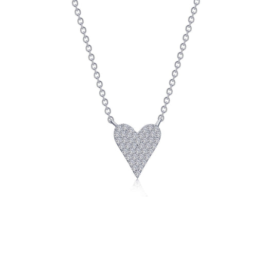 LAFONN Pave Heart Necklace N0323CLP20