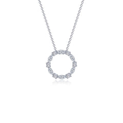 LAFONN 1.45 CTW Open Circle Necklace N0328CLP20