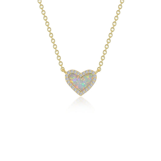 LAFONN Halo Heart Necklace N0331OPG20