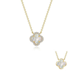 LAFONN 0.49 CTW Halo Necklace N0334MPP20