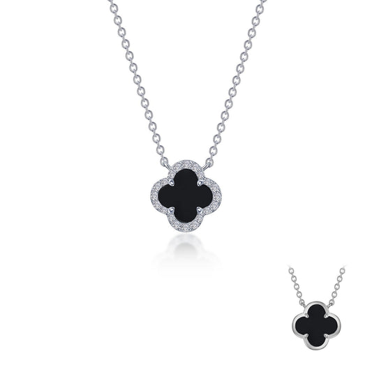 LAFONN 0.49 CTW Halo Necklace N0334OXP20