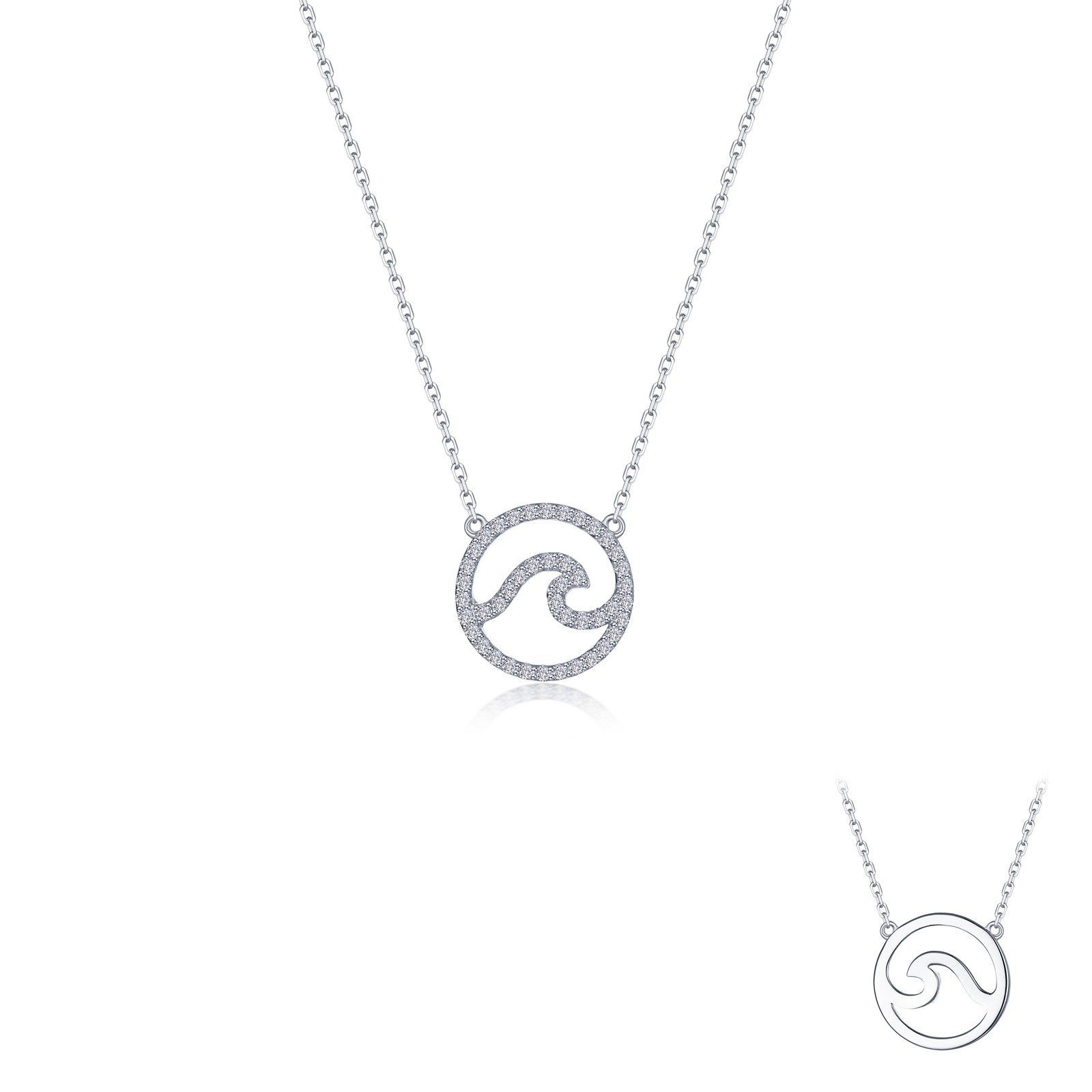 LAFONN Ocean Wave Necklace N0349CLP18