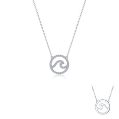 LAFONN Ocean Wave Necklace N0349CLP18