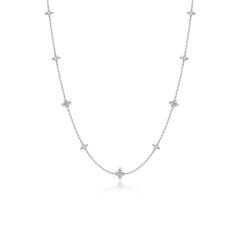 LAFONN Trillium Station Necklace N0352CLG20