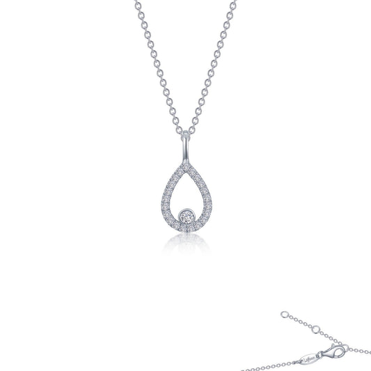 LAFONN Classic Pear-Shaped Necklace N2016CLP20