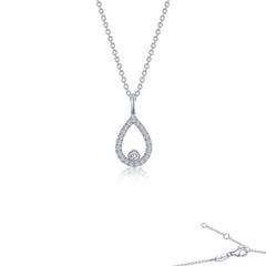 LAFONN Classic Pear-Shaped Necklace N2016CLP20