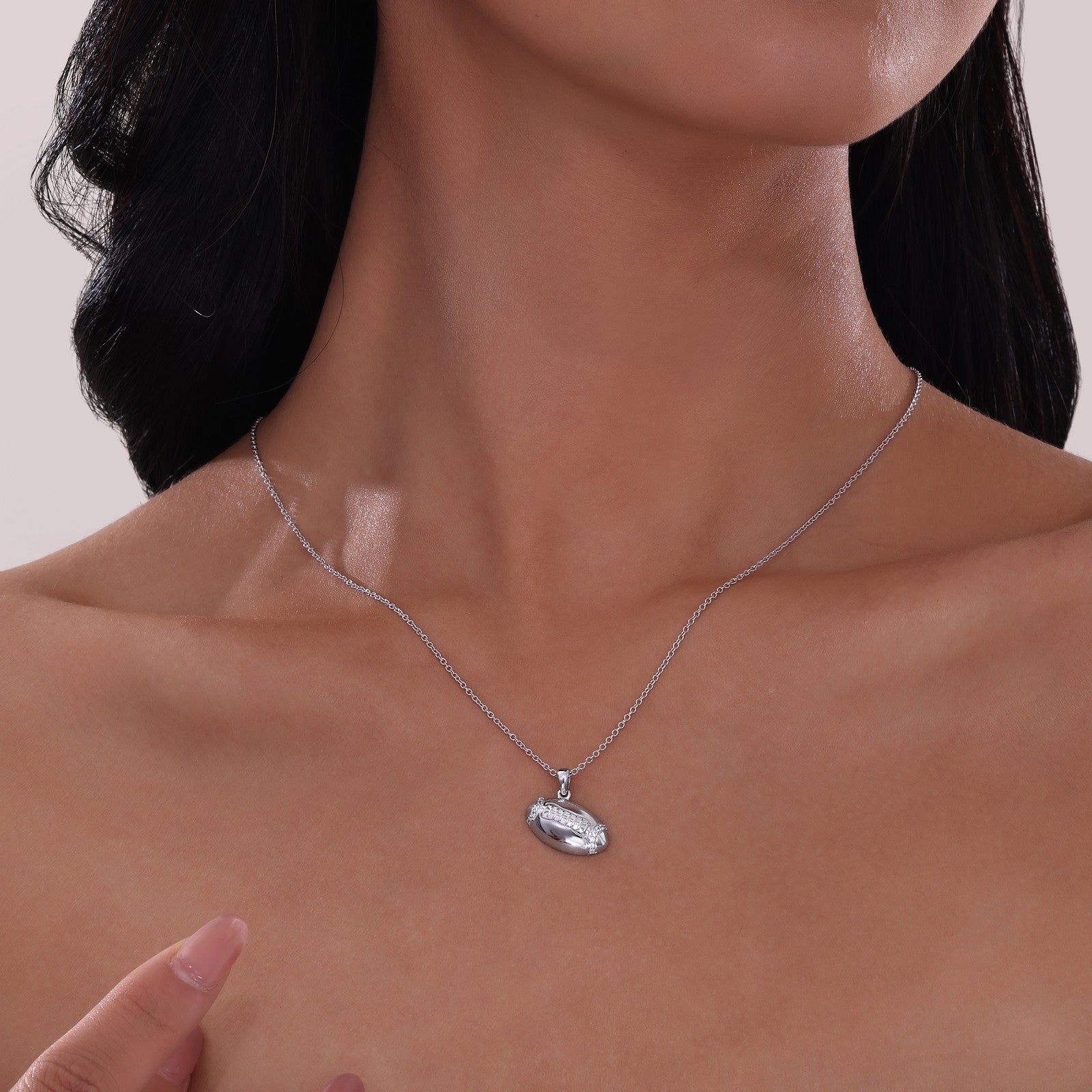 LAFONN Football Necklace N2022CLP20