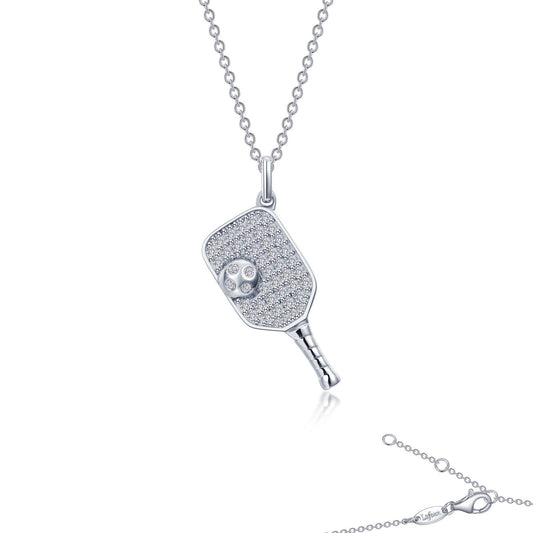 LAFONN Pickleball Paddle and Ball Necklace N2023CLP20