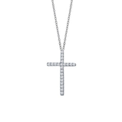 LAFONN 0.22 CTW Cross Necklace P0072CLP18
