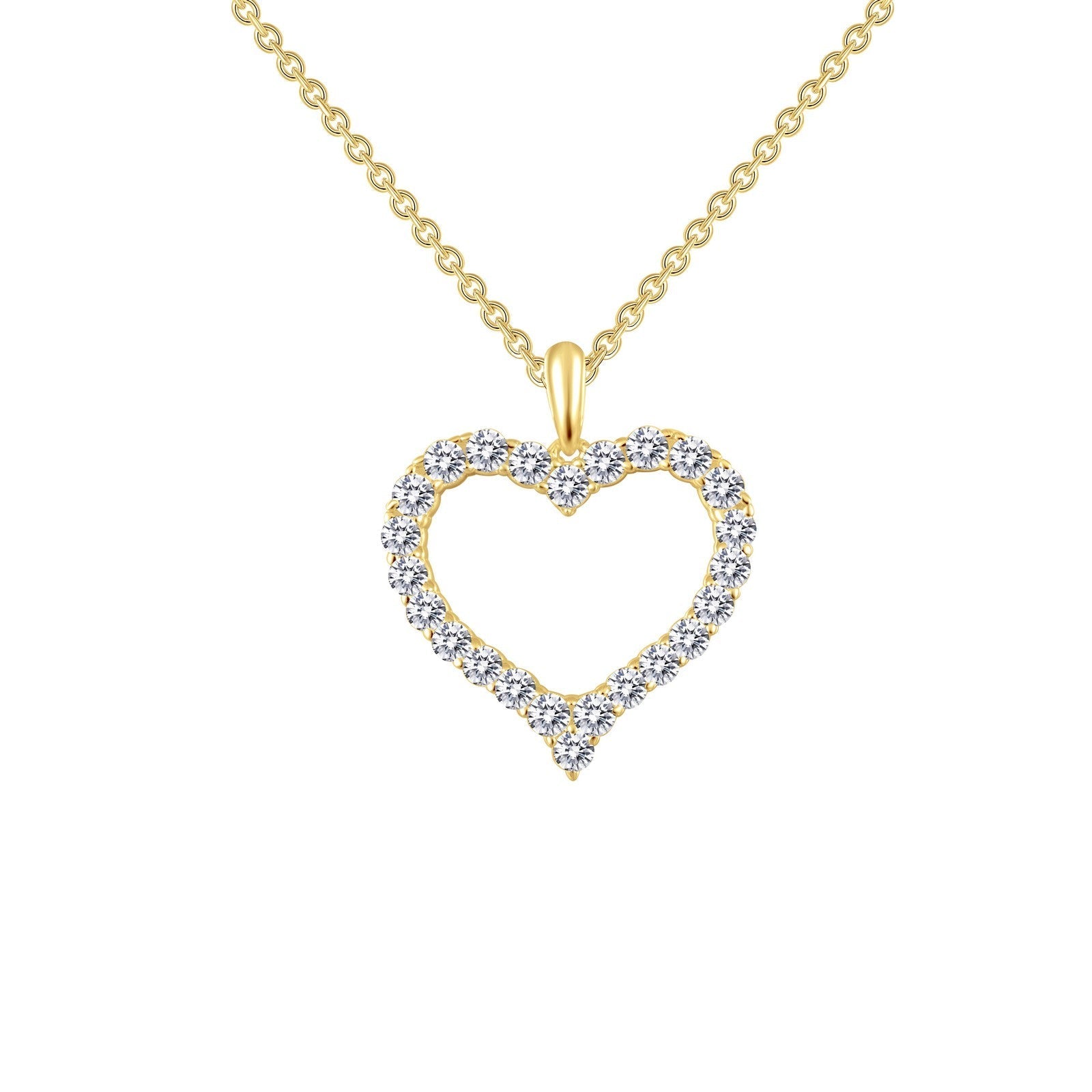 LAFONN Open Heart Pendant Necklace P0146CLP18