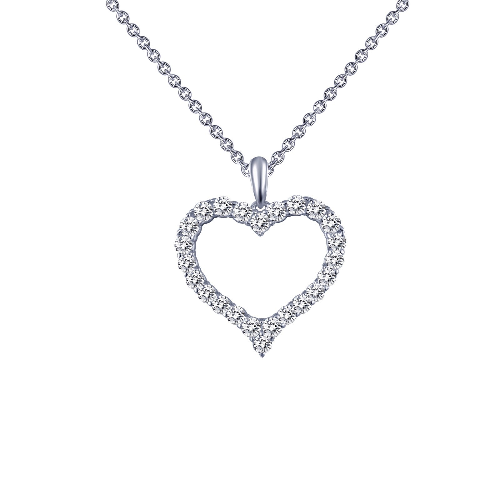 LAFONN Open Heart Pendant Necklace P0146CLP18