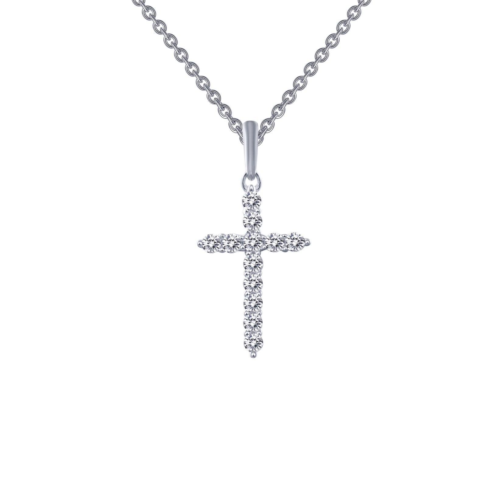 LAFONN 0.36 CTW Cross Pendant Necklace P0165CLP18