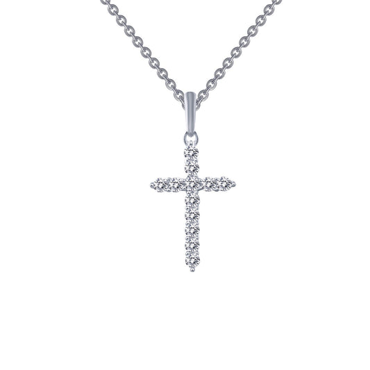 LAFONN 0.36 CTW Cross Pendant Necklace P0165CLP18